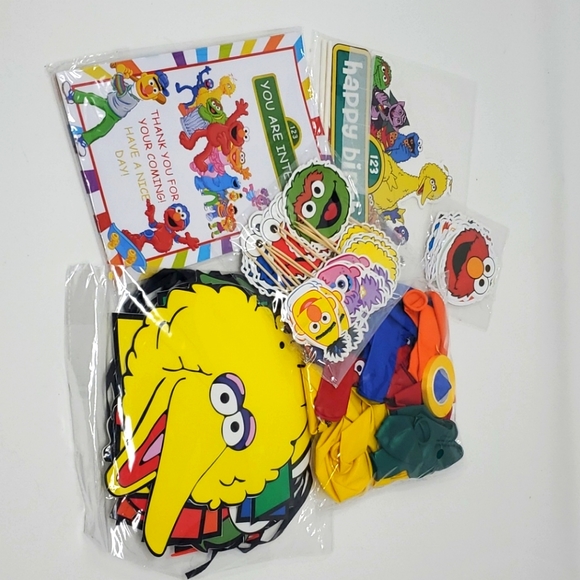 Sesame Street kids birthday decoration package - Picture 1 of 2